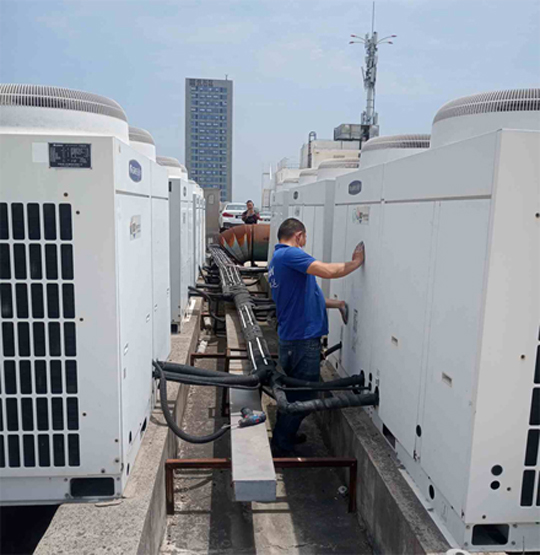 鄱阳中央空调制热和不制冷系统维修方法